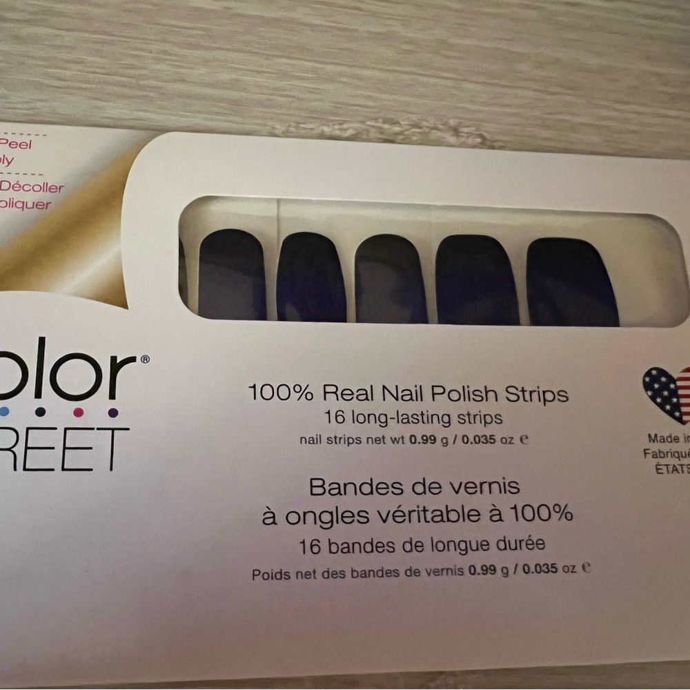 Color Street 100% Real Nail Polish Strips Midnight Shift